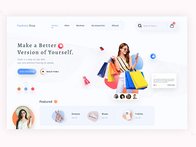 Fashion web design. clothing brand clothing company clothingline clothingstores design inspiration e commerce e commerce shop fashion graphic design home page landing page online shopping outfits product shopping streetwear ui ux web design website