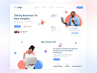 Agency Landing Page Web Design