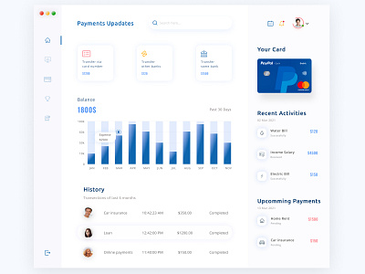 Finance Dashboard Design