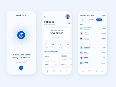 Finance App Design