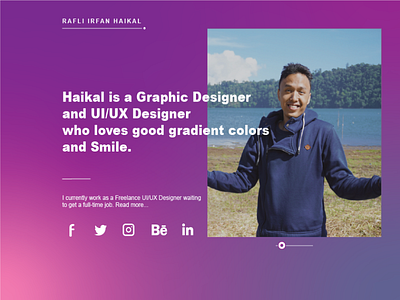 About me design graphic design illustration ui user interface