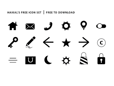 Haikal's Free Icon Set design free graphic design icon icon set