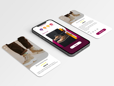 Shoes Shop App app design iphone ui user experience user interface ux website design