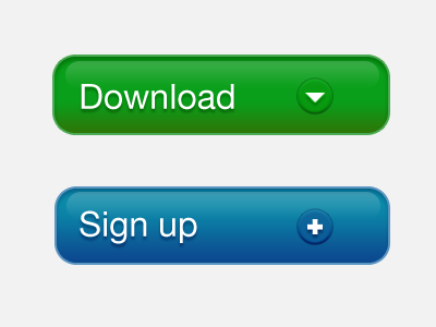 Buttons buttons download sign up ui