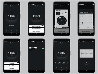 Alarm and Timer alarm android flutter google graphic design ios timer ui ux