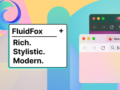 FluidFox, a modern Firefox theme for macOS