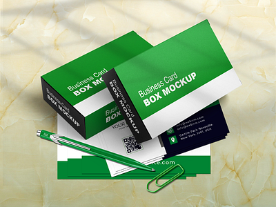 Business Card Mockup branding design mockup office tools packaging