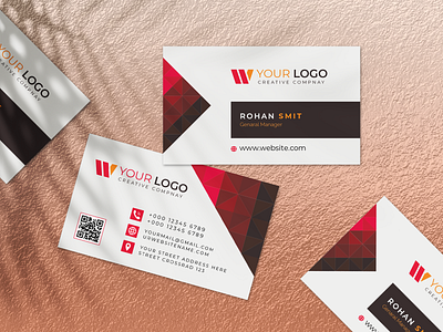 Business card Mockup template business card design mockup simple social media design