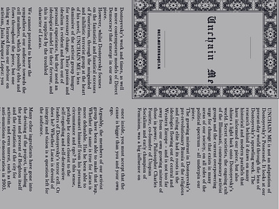 Manifesto Style Programme