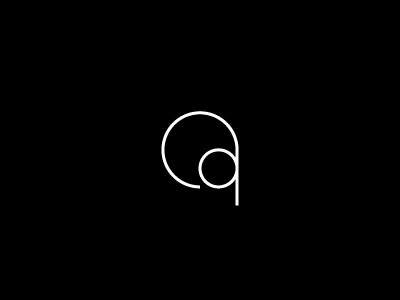 Letters — Q alvodsgn black design geometry letter line minimal type