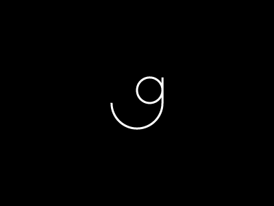 Letters — G alvodsgn black design draft letter line minimal trend type