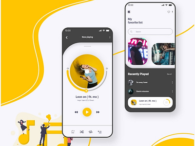 MUSIC APP UI DESIGN