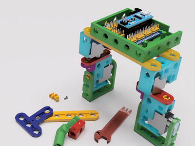 3d print modular toys blocky codes