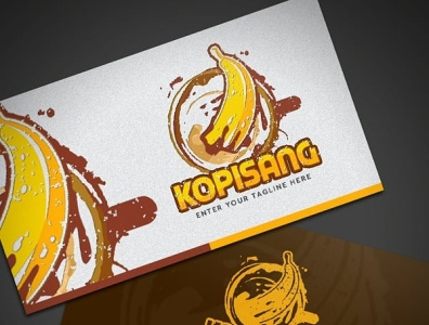 Logo Mockup and branding for one of our client banana branding design logo