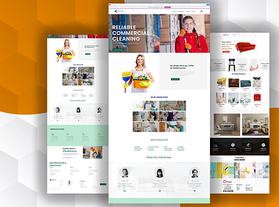 Cleaninx-Cleaning Services wix Design Tamplate design landing page ui web wix wix redesign wix store templates wix website wix website design