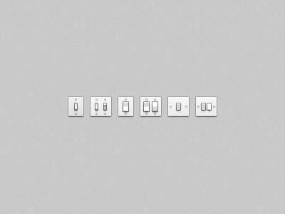 Light Switches (PSD) free icon icons light psd switch switches toolbar