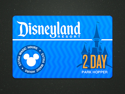 Disneyland Pass — Blue