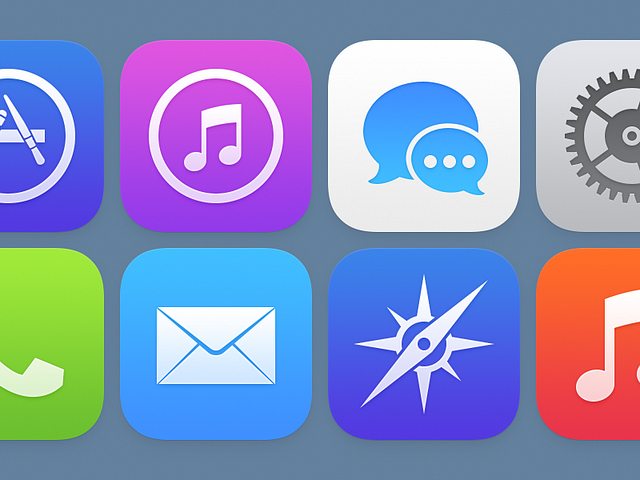 iOS Icons (Version 2) by Louie Mantia, Jr. on Dribbble