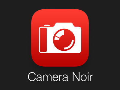 Camera Noir App Icon for iOS 7 app camera icon ios ios7 noir
