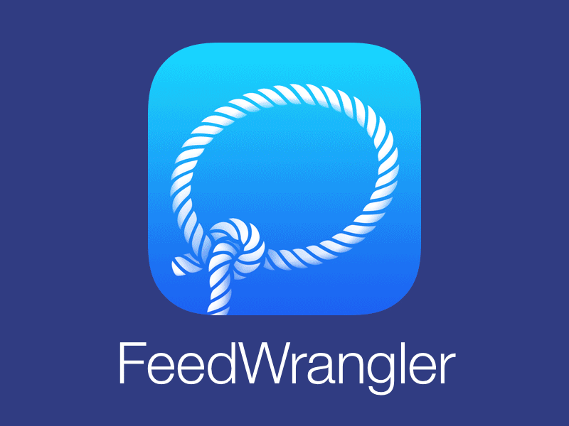 Feed Wrangler & Pod Wrangler App Icons app feed feedwrangler icon ios ios7 pod podcast wrangler