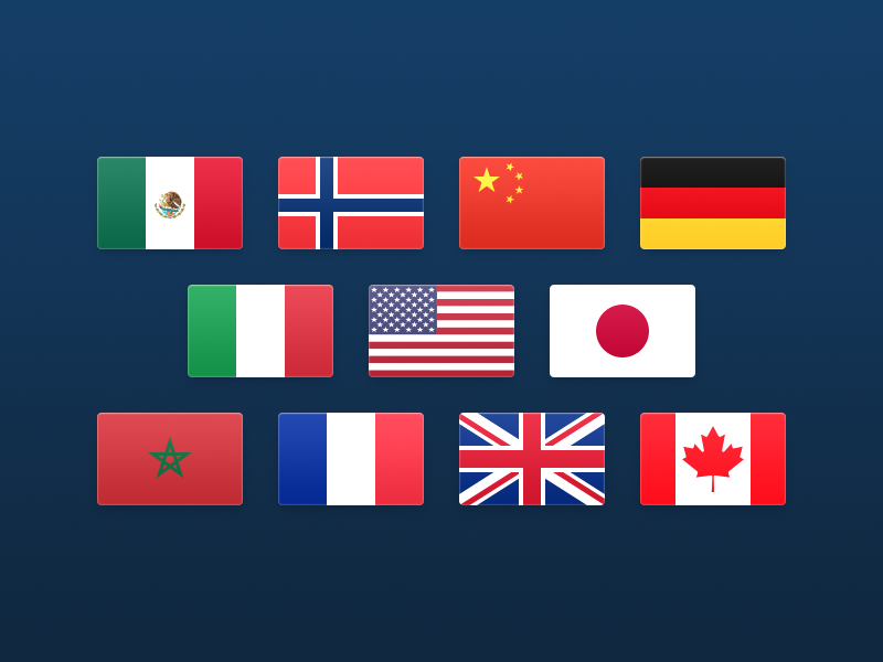 Magic Passport: World Showcase Flags by Louie Mantia, Jr. for Pacific Helm on Dribbble