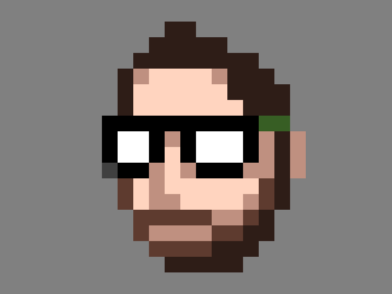 Pixel Louie 16 avatar louie pixel portrait selfie