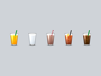 Drinks Emoji chocolate coffee drinks emoji icons juice milk tea