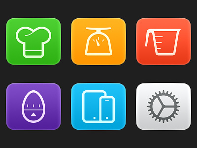 June Apps cooking icons june oven