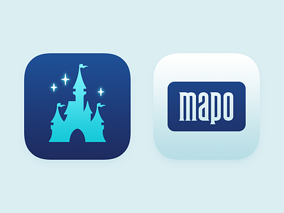 Magic Passport & MAPO App Icons app icon castle icon magic passport mapo