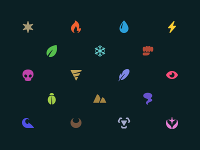 Pokémon Type Icons