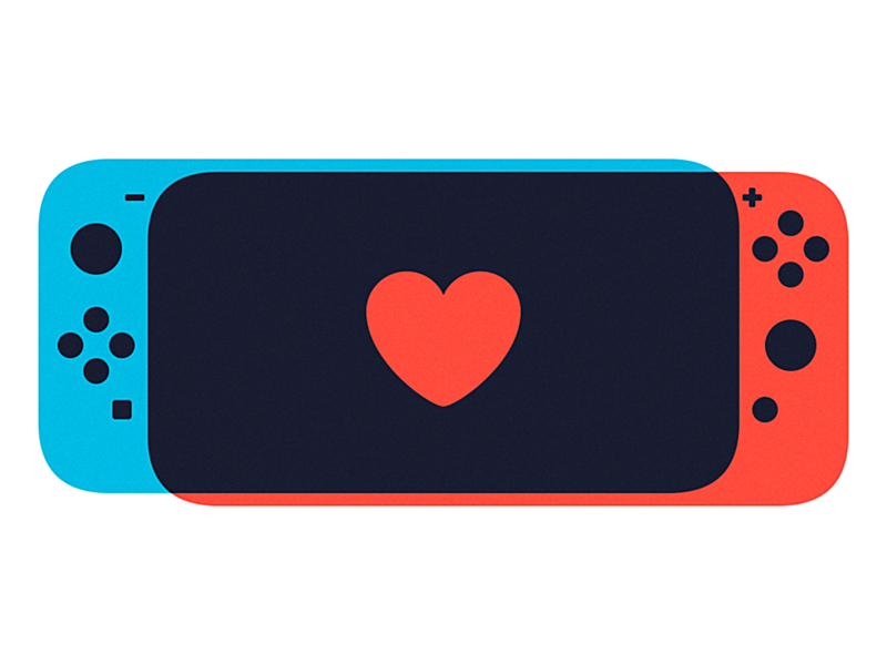 Original design Nintendo Switch art by Louie Mantia