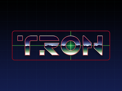 TRON 80s chrome disney font legacy tron tron legacy