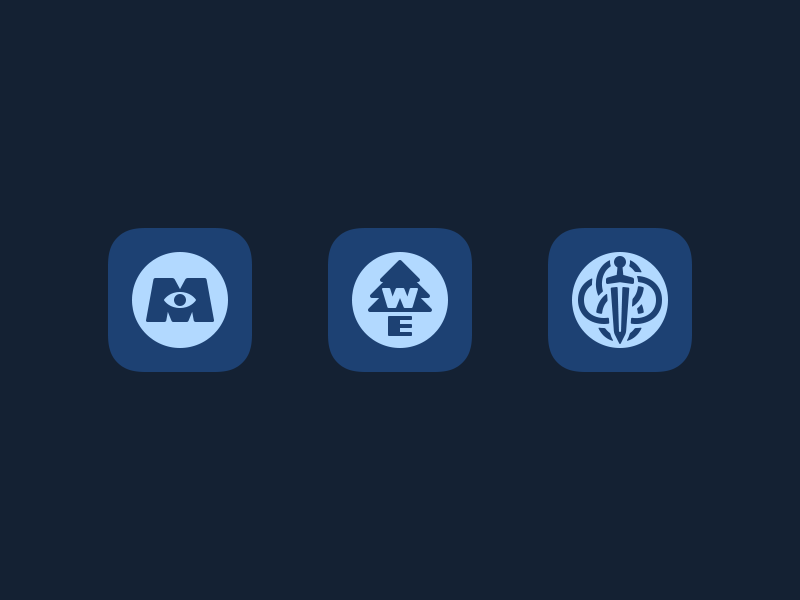 Pixar magic passport icons disneyland pixar monsters inc wilderness explorers up dunbroch brave