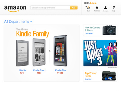 Amazon.com amazon web white