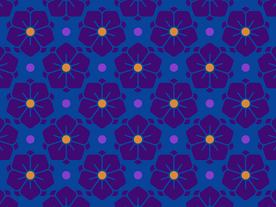 Hana flower hana kaon pattern