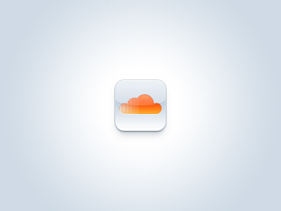 SoundCloud Icon audio cloud music orange soundcloud