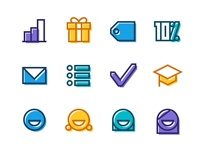 CollegeBacker Icons collegebacker glyphs icons