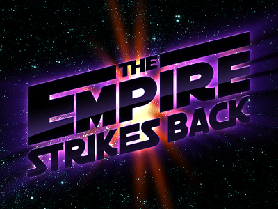 The Empire Strikes Back purple star wars the empire strikes back