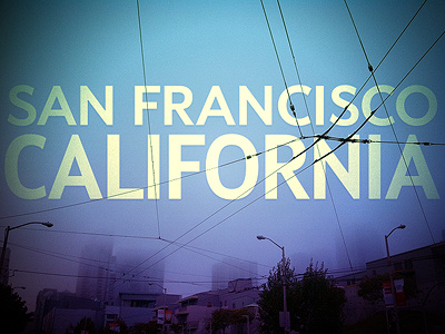 California fog san francisco california