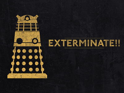 Exterminate!! dalek doctor exterminate who