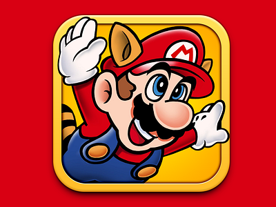Super Mario Bros 3 App Icon 3 luigi mario peach smb super mario bros