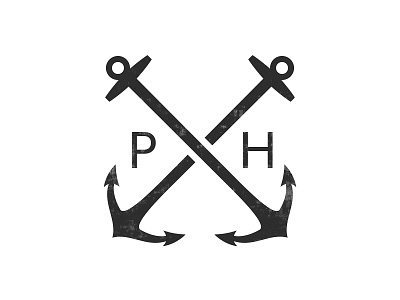 PH: Hipster Logo anchor hipster nautical pacific helm