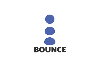 Logo for Bounce social media site. daily logo challenge dailylogochallenge design logo