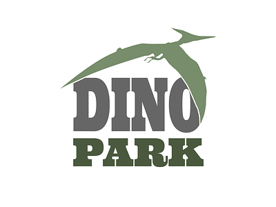 Logo for Dino Park. daily logo challenge dailylogochallenge design dino park logo