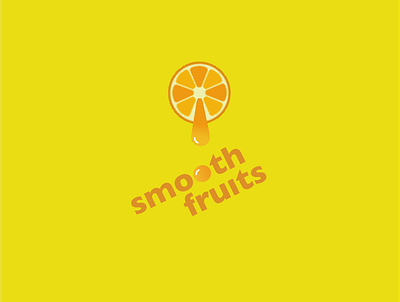 Logo for fruit juice company: Smooth Fruits daily logo challenge dailylogochallenge design logo smooth fruits