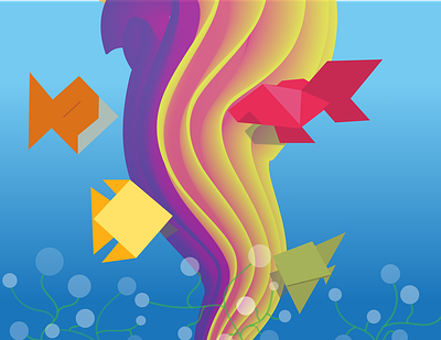 Weekly Rebound: Origami Reef design illustration vector weekly rebound