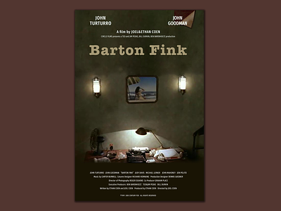 Poster for Barton Fink design poster weekly rebound