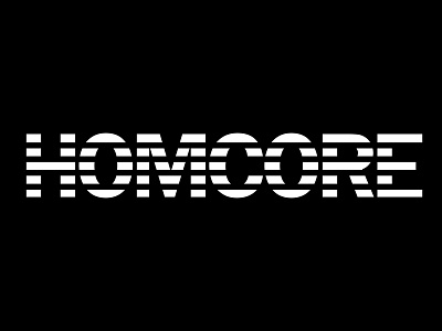 HOMCORE hellopanos lines logo music typography