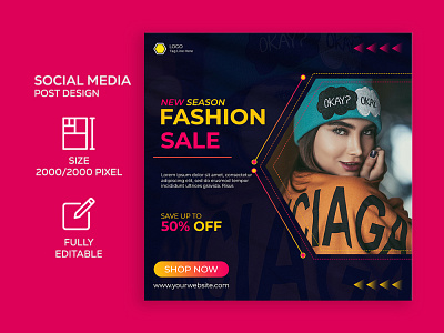 Social Media Post Design app banner design bnner ads design facebook post fashion fashion ads fashion banner fashion design fashion post logo social media social media ads social media post ui