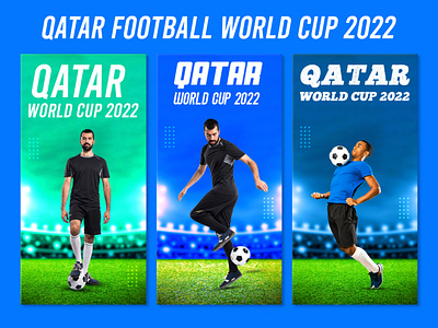 Football Banner । Qatar Football World cup 2022